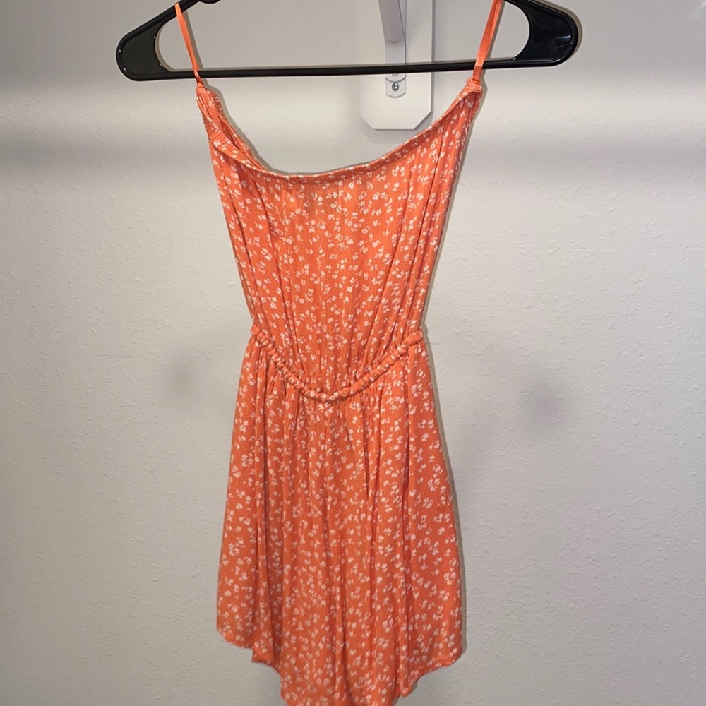strapless romper